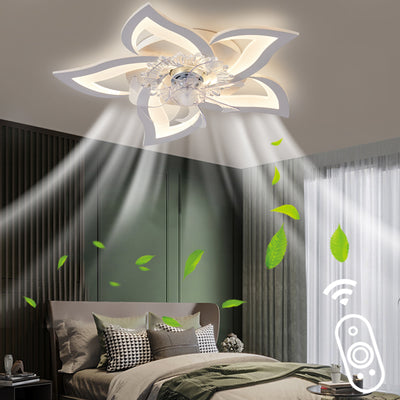 27In Ceiling Fan with Lights Remote Contro Dimmable LED,6 Gear Wind Speed Fan Light