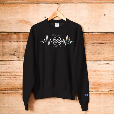 Aquarius' Heartbeat Symphony Champion Sweatshirt