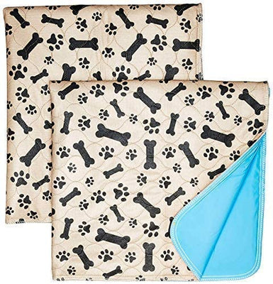 Washable Pee Pads for Dogs (2-Pack) Quilted Large 35 x 31