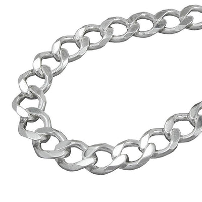 Curb Chain 11mm 50cm Silver 925