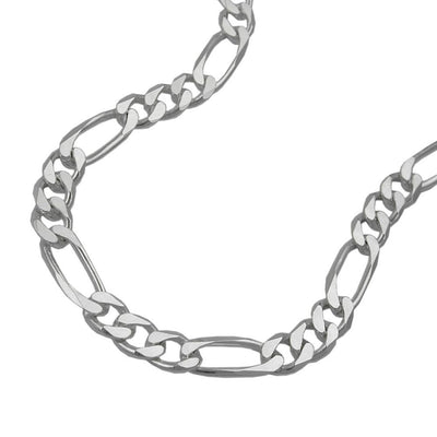 Bracelet, Figaro Chain Flat, Silver 925, 19cm