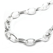 Bracelet, Oval Anchor Chain, Silver 925, 19cm