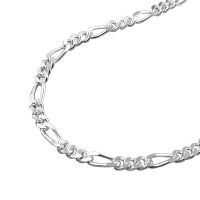 Bracelet, Thin Figaro Chain, Silver 925