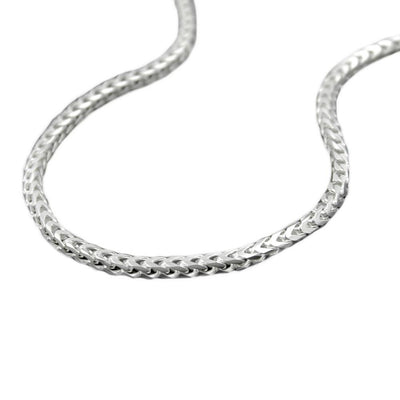 Necklace, Foxtail Chain, Silver 925, 50cm