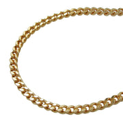 Bracelet, Curb Chain, Diamond Cut, Gold Plated