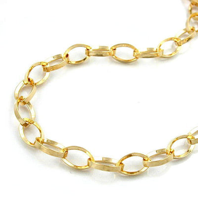 Bracelet, Anchor Chain, Gold Plated