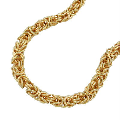 Bracelet, Byzantine Chain, Gold Plated