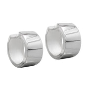 Hoop Earrings 18x10mm For Men Silver 925