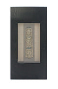 Black & Brown Traditional Facial-Makeup Patterned Plaque Wall Decor