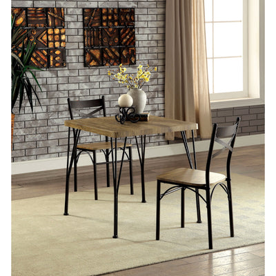 Industrial 3 Pc. Dining Table Set