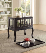 Console Table & Tray, Black