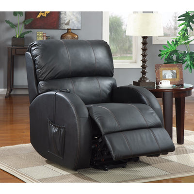 Awesome Black Leatherette Power lift Recliner