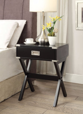 Trending and Stylish End Table, Black