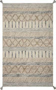 5' x 7' Polyester Greige Area Rug