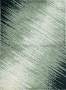 7'10" x 10'10" Polyester Silver Grey Area Rug