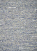 3'3" x5'3" Wool & Viscose Ocean Blue Area Rug