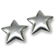 4.5"x 4.5"x 1.25" Buffed Estrella LG Star Paperweight - Set of 2