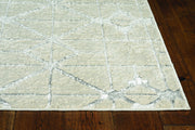 3' x 5' Ivory or Silver Diamond Tiles Area Rug