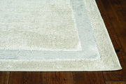 3'x5' Ivory or Silver Polypropylene or Polyester Area Rug