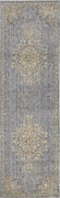 63" X 91" Slate Grey Wool Rug