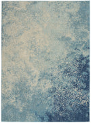 5’ x 7’ Light Blue and Ivory Abstract Sky Area Rug