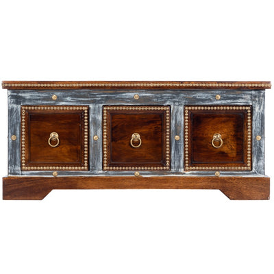 Tenor Wood & Hand Painted Storage Coffee Table