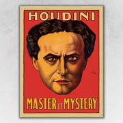 11" X 14" Houdini Master Of Mystery Vintage Magic Poster Wall Art