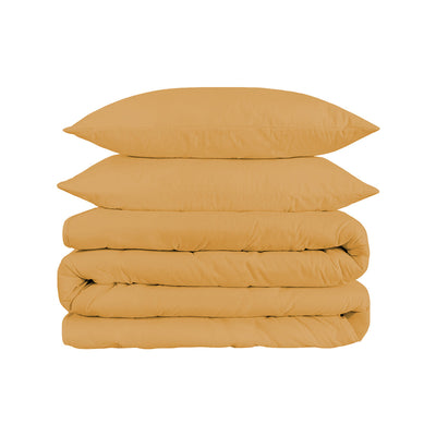Gold King Cotton Blend 1200 Thread Count Washable Duvet Cover Set