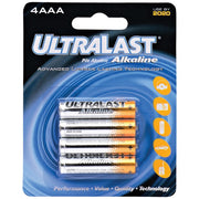 ULA4AAA AAA Alkaline Batteries, 4 pk