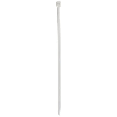 Temperature-Rated Cable Ties, 100 pk (White, 7.5
