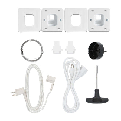 In-Wall Single-Outlet Relocation Kit for TV Installation, HS-PWRLOC01