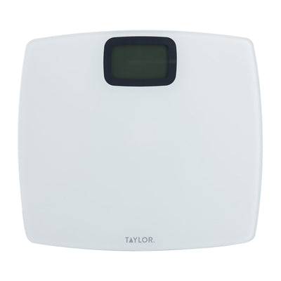 Pure White Digital Bathroom Scale, 440-Lb. Capacity