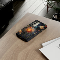 Mystical Galaxy & Libra Zodiac Cell Phone Tough Case