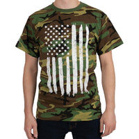 Camo US Flag T-Shirt