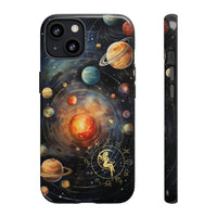 Mystical Galaxy & Virgo Zodiac Cell Phone Tough Case