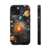 Mystical Galaxy & Capricorn Zodiac Cell Phone Tough Case