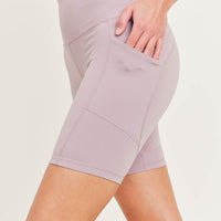 Bronze - TACTEL-Lycra High-Impact Biker Shorts