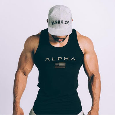 Alpha Men's Fitness Undershirt Tank Top