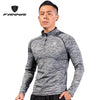 FANNAI Sport Men's T-shirt with Zipper Quick Dry Long Sleeve
