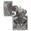 Zippo Harley-Davidson Street Chrome Motor Flag