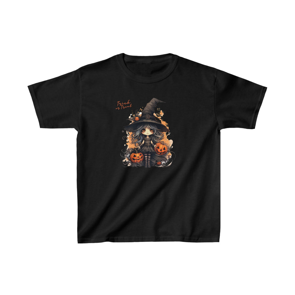 Little Witch Trick or Treat Kids Heavy Cotton™ Tee