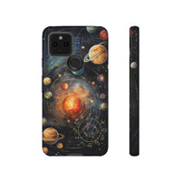 Mystical Galaxy & Pisces Zodiac Cell Phone Tough Case