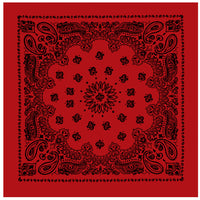 Trainmen Paisley Bandana – Extra-Large - 27” X 27"