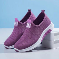 Korean Mesh Comfortable Women's Breathable Hollow Sports Walking Sneakers