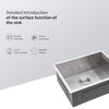 21 Inch Undermount Sink - 21"x18"x9" Undermount Stainless Steel Kitchen Sink 18 Gauge 9 Inch Deep Single Bowl Kitchen Sink Basin