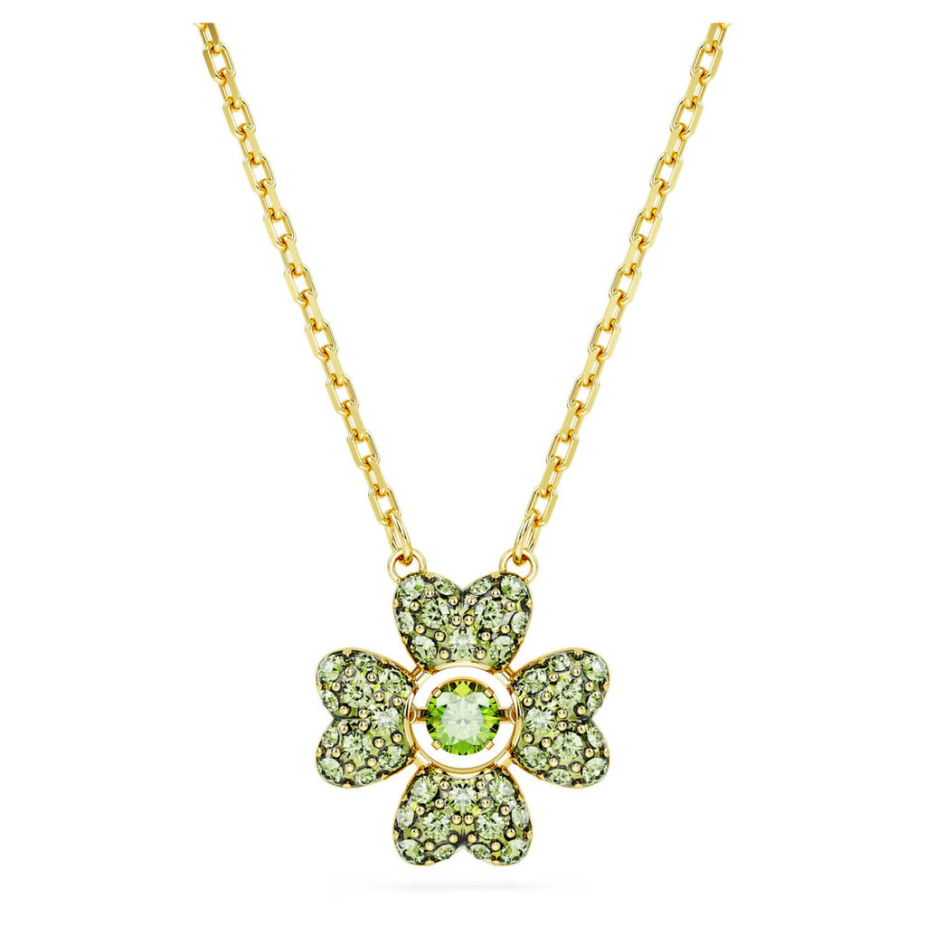 Swarovski Jewels Idyllia Pendant, Green Clover, 5671144