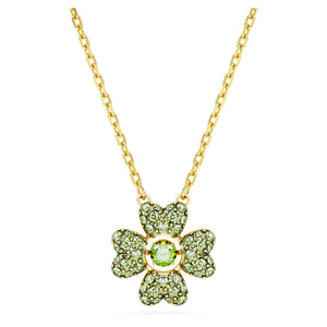 Swarovski Jewels Idyllia Pendant, Green Clover, 5671144