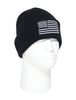 US Flag Embroidered Fine Knit Watch Cap