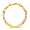 14K Yellow Gold 8mm Woven Band