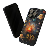 Mystical Galaxy & Aries Zodiac Cell Phone Tough Case